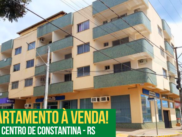 Apartamento à venda no centro de Constantina – RS