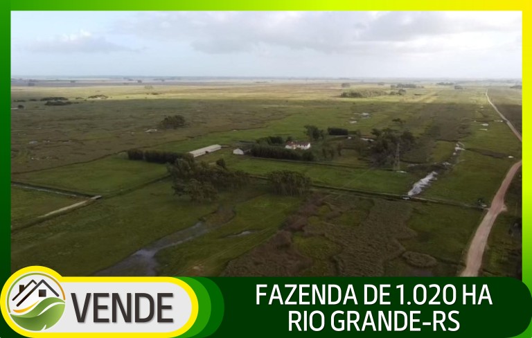 FAZENDA DE 1.020 HA NO RS