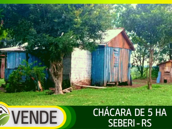 CHÁCARA DE 5 HA EM SEBERI-RS