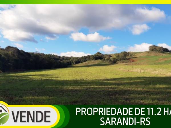 PROPRIEDADE DE 11.2 HA EM SARANDI-RS