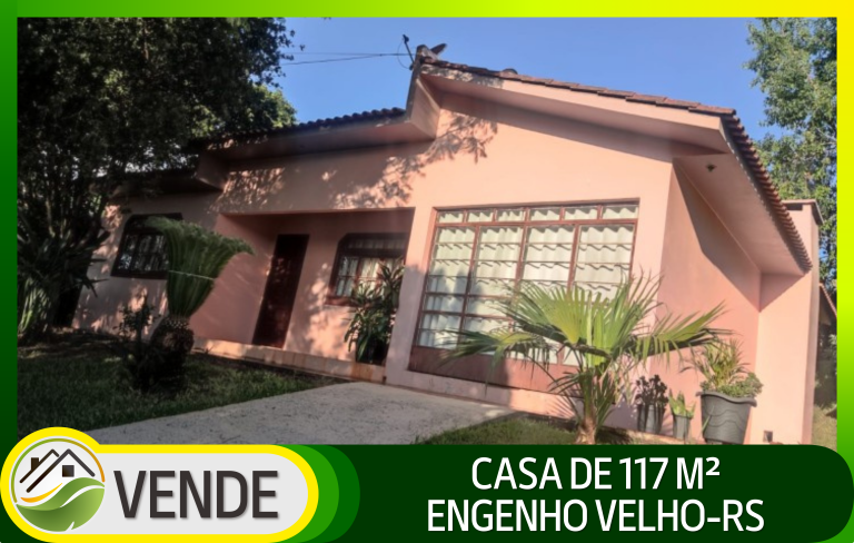 CASA DE 117 M² EM ENGENHO VELHO-RS