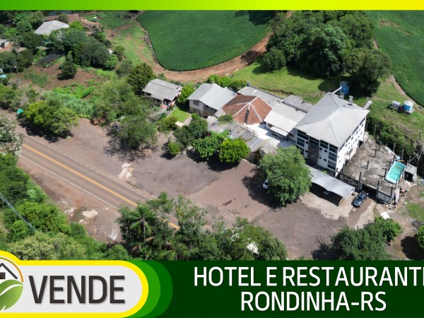 HOTEL E RESTAURANTE À VENDA EM RONDINHA-RS