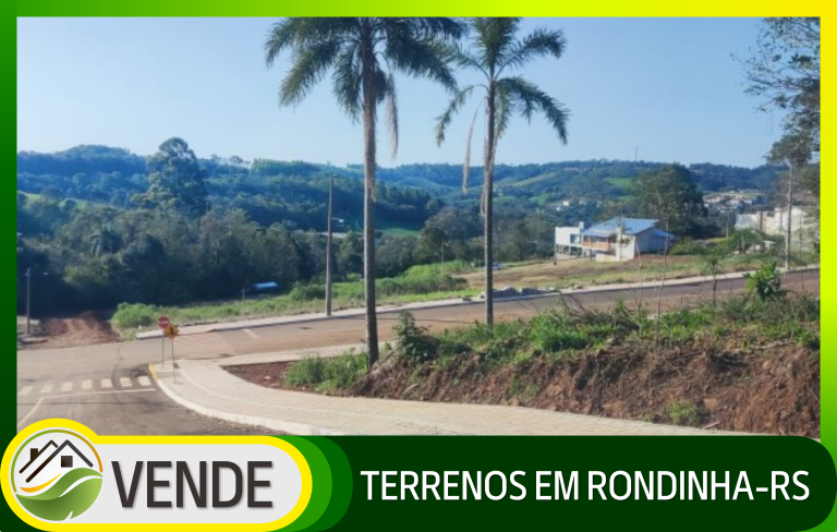 TERRENOS DE FRENTE PARA PARQUE TURÍSTICO EM RONDINHA-RS