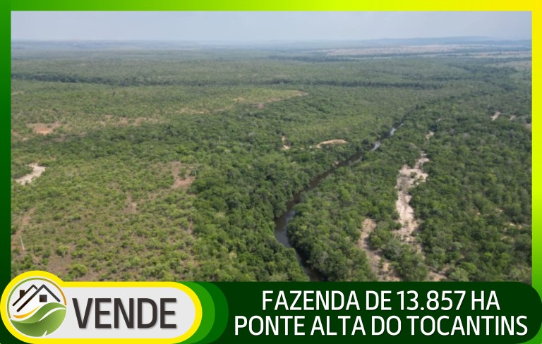 FAZENDA DE 13.857 HA NO TOCANTINS