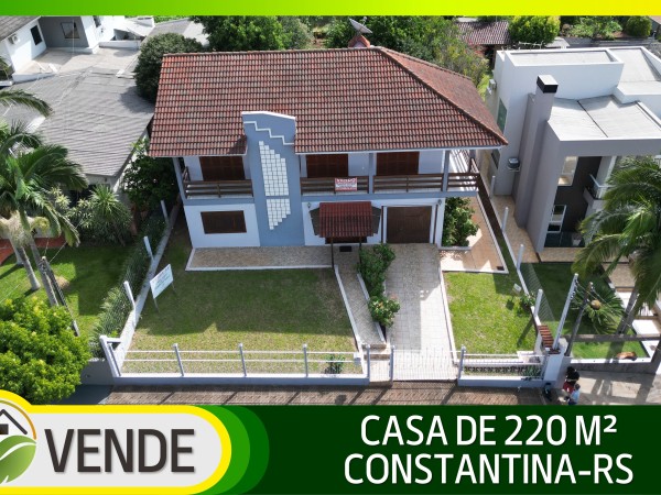 CASA MOBILIADA DE 220 M² EM CONSTANTINA-RS