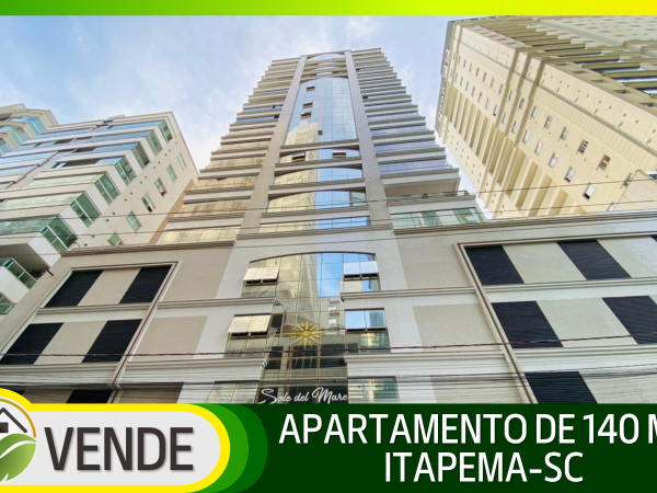 APARTAMENTO DE 140 M² EM ITAPEMA-SC