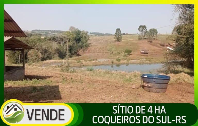 SÍTIO DE 4 HA COM 6 ANOS PARA PAGAR