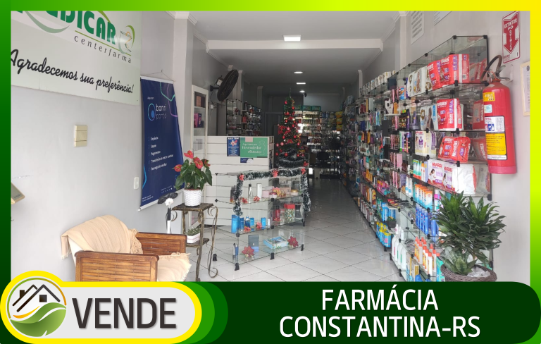 FARMÁCIA À VENDA EM CONSTANTINA-RS