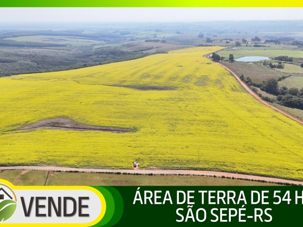 ÁREA DE TERRA DE 54 HA NO RS