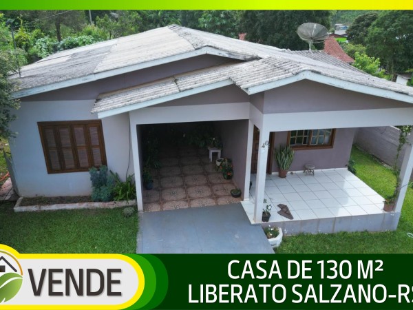 CASA DE 130 M² EM LIBERATO SALZANO-RS