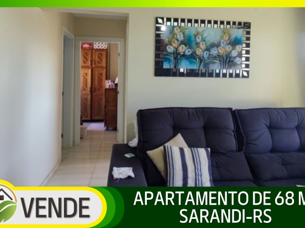 APARTAMENTO DE 68 M² EM SARANDI-RS