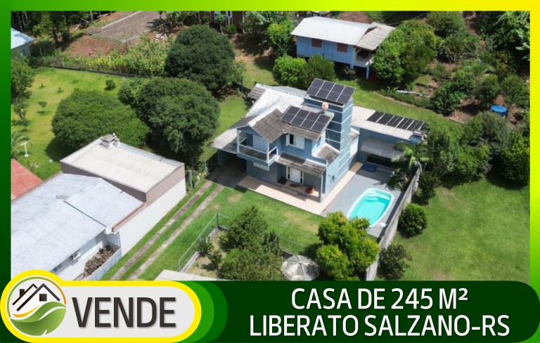 CASA DE 245 M² EM LIBERATO SALZANO-RS