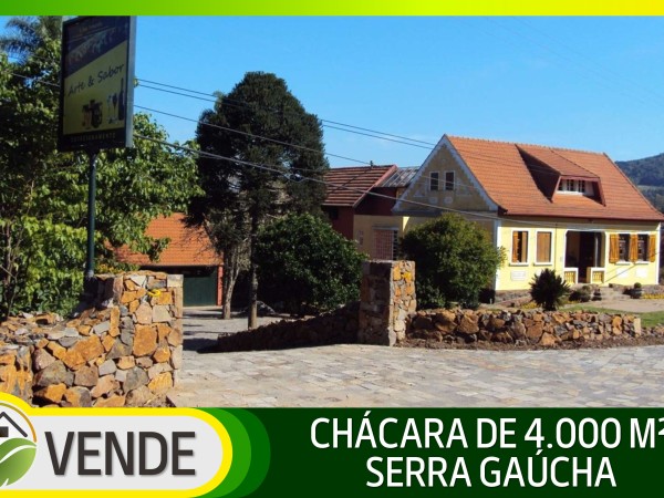 CHÁCARA DE 4.000 M² NA SERRA GAÚCHA