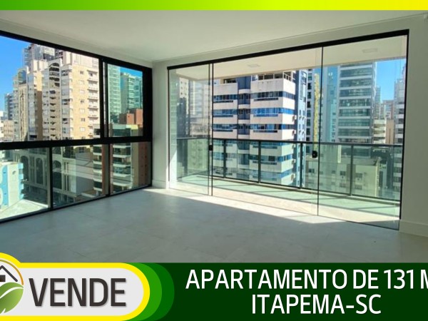 APARTAMENTO DE 131 M² EM ITAPEMA-SC