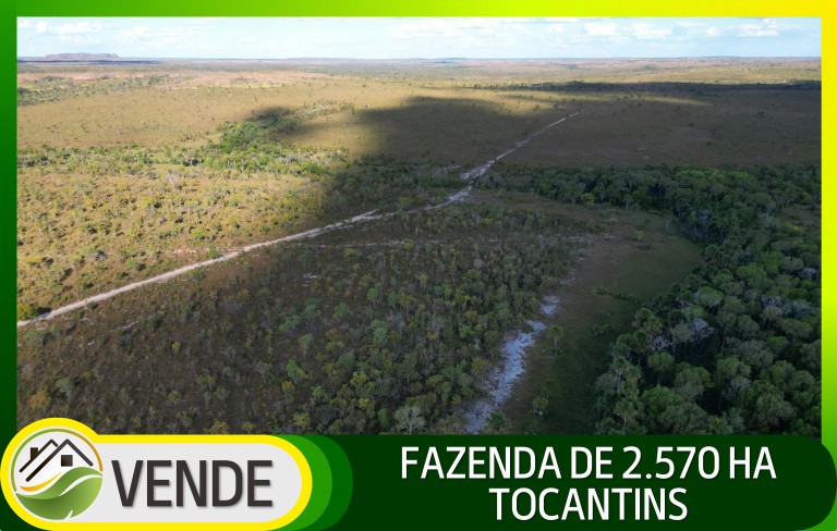 FAZENDA DE 2.570 HA POR R$ 6.000,00 POR HA