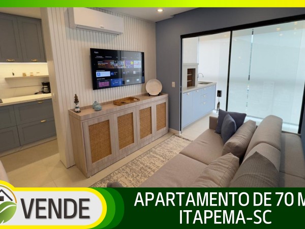 APARTAMENTO MOBILIADO EM ITAPEMA-SC