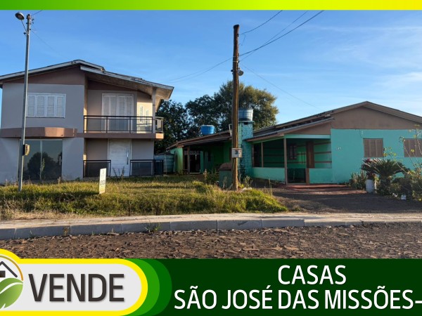 CASAS Á VENDA EM SÃO JOSÉ DAS MISSÕES-RS