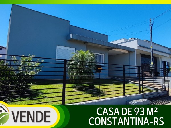 CASA MOBILIADA DE 93 M² EM CONSTANTINA-RS