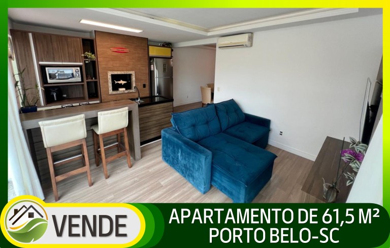 APARTAMENTO MOBILIADO EM PORTO BELO-SC
