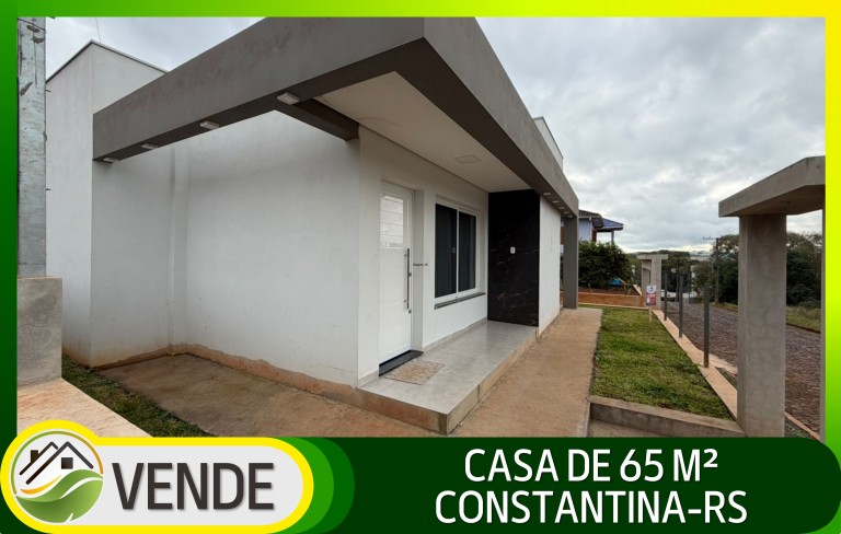 CASA DE 65 M² EM CONSTANTINA-RS