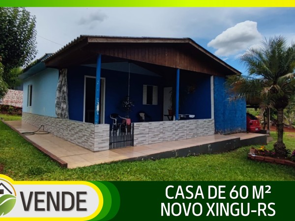 CASA DE 60 M² EM NOVO XINGU-RS