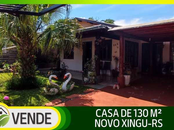 CASA DE 130 M² EM NOVO XINGU-RS