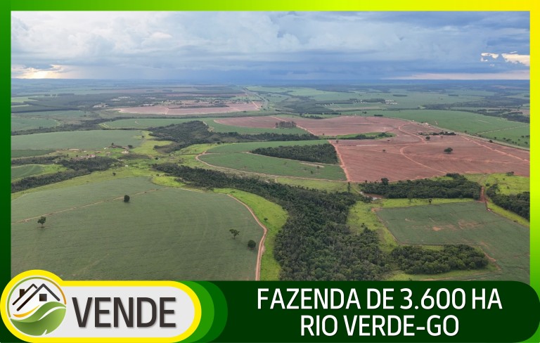 FAZENDA DE 3.600 HA EM GOIÁS