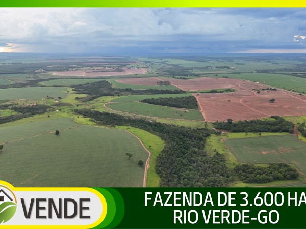 FAZENDA DE 3.600 HA EM GOIÁS