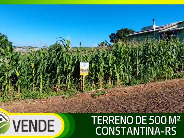 TERRENO DE 500 M² EM CONSTANTINA-RS