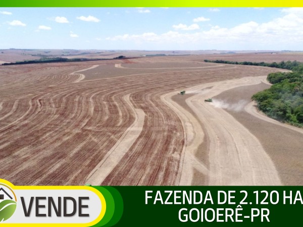FAZENDA DE 2.120 HA NO PARANÁ