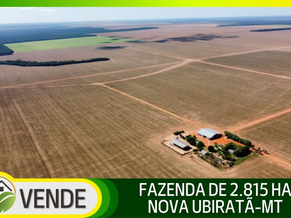 FAZENDA DE 2.815 HA NO MATO GROSSO