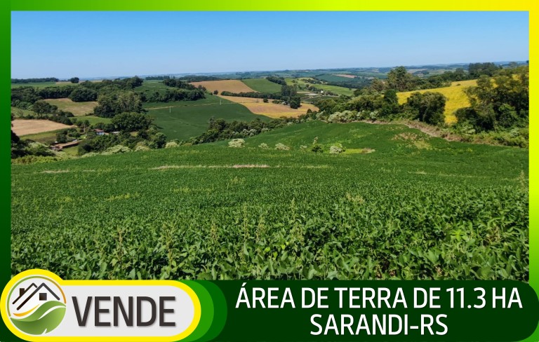 ÁREA DE TERRA DE 11.3 HA NO RS
