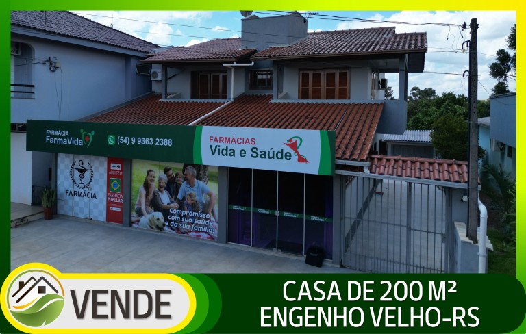 CASA DE 200 M² EM ENGENHO VELHO-RS