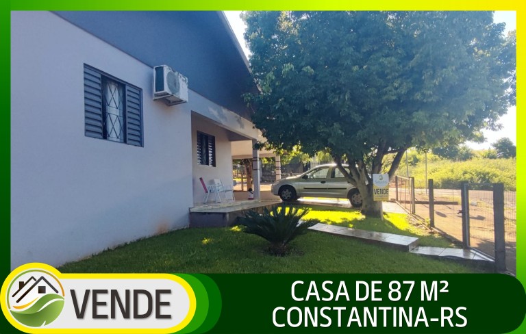 CASA DE 87 M² EM CONSTANTINA-RS