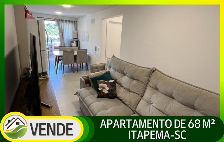 APARTAMENTO SEMI MOBILIADO EM ITAPEMA-SC