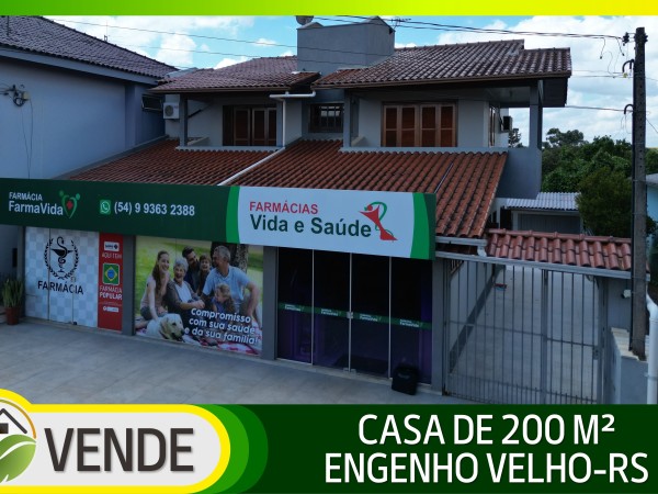 CASA DE 200 M² EM ENGENHO VELHO-RS