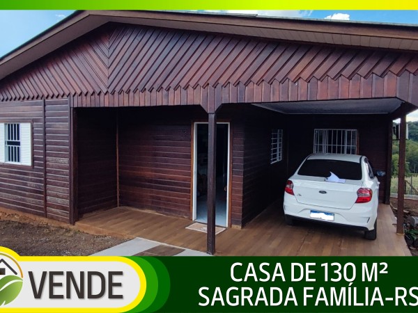 CASA DE 130 M² EM SAGRADA FAMÍLIA-RS