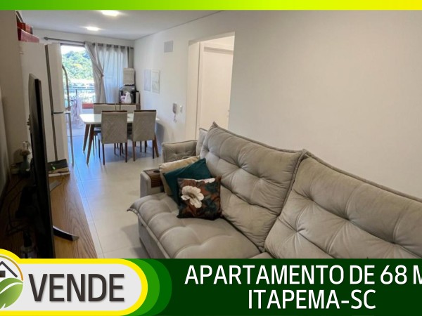 APARTAMENTO SEMI MOBILIADO EM ITAPEMA-SC