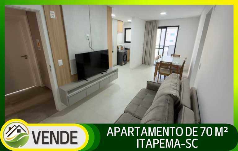 APARTAMENTO MOBILIADO EM ITAPEMA-SC
