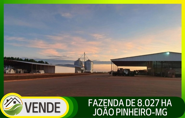 FAZENDA DE 8.027 HA EM MINAS GERAIS