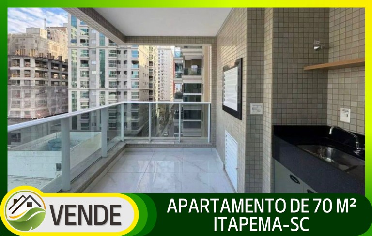 APARTAMENTO SEMI MOBILIADO EM ITAPEMA-SC