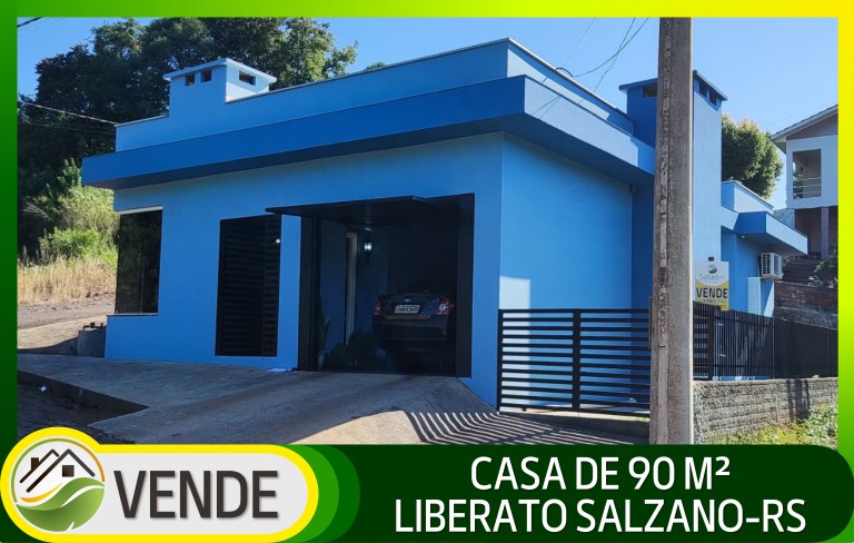 CASA DE 90 M² EM LIBERATO SALZANO-RS
