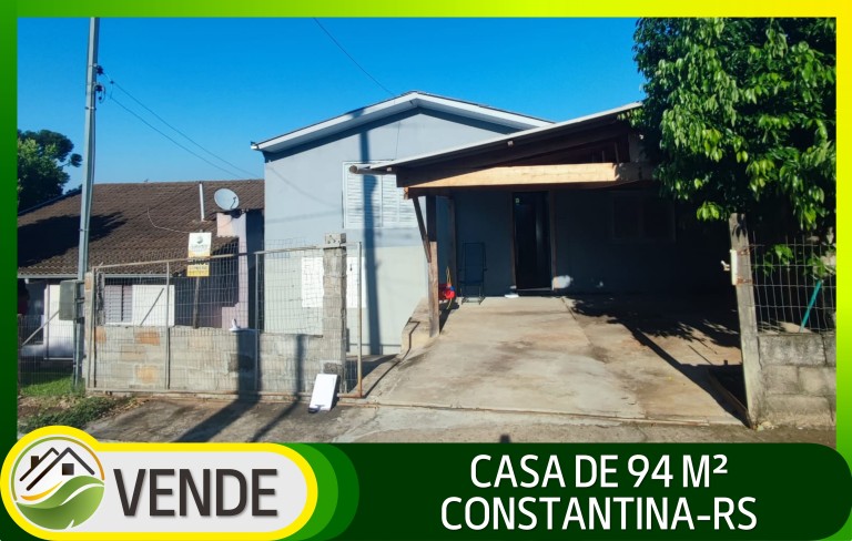 CASA DE 94 M² EM CONSTANTINA-RS
