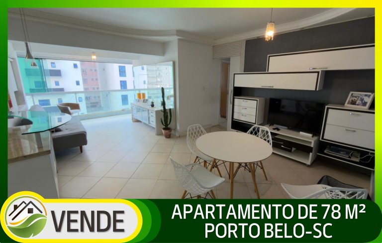 APARTAMENTO SEMI MOBILIADO EM PORTO BELO-SC