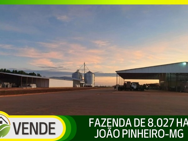 FAZENDA DE 8.027 HA EM MINAS GERAIS