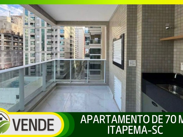 APARTAMENTO SEMI MOBILIADO EM ITAPEMA-SC