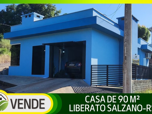 CASA DE 90 M² EM LIBERATO SALZANO-RS
