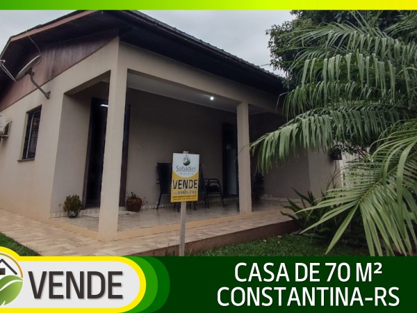 CASA DE 70 M² EM CONSTANTINA-RS