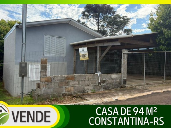 CASA COM R$ 50.000,00 DE DESCONTO EM CONSTANTINA-RS