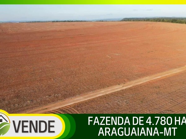 FAZENDA DE 4.780 HA NO MATO GROSSO